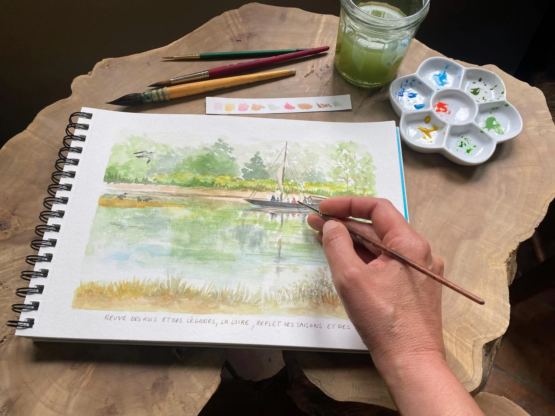 cours et stages aquarelle dessin loir et cher