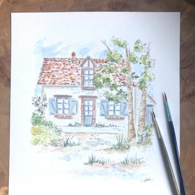 peinture personnalisée d'après photo