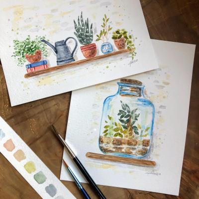 Cours aquarelle soings en sologne