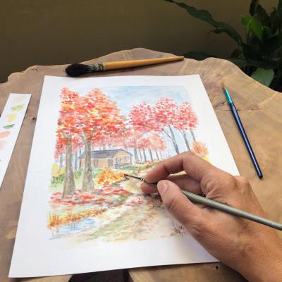stage aquarelle loir et cher 41