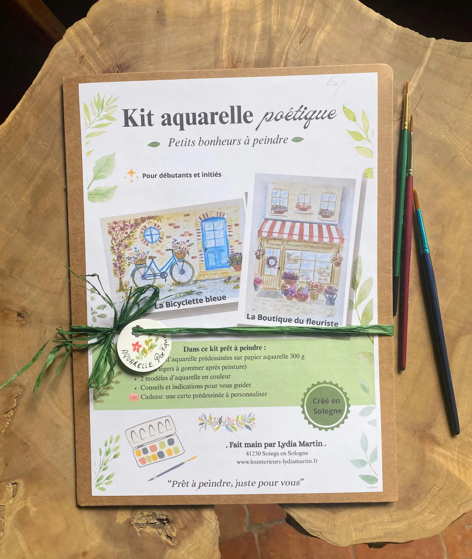 Kit aquarelle poétique